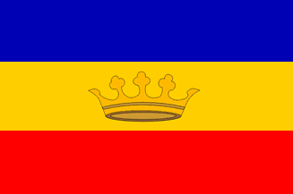 [reported flag approved by "king" Boris I, 1934 (Andorra)]