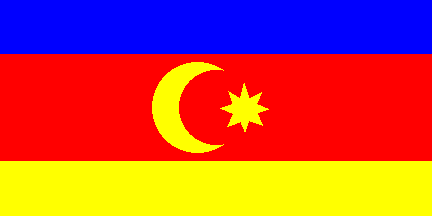 [Unofficial Nakhichevan Pro-Azerbaijan flag 1990 (Nakhichevan does not have a flag)]