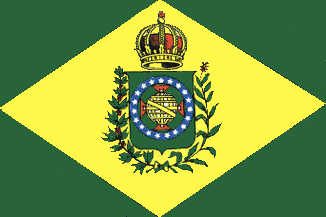 Second flag of Brazilian Empire