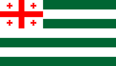 [ Pro-Georgian Abkhazian Autonomous Republic flag]