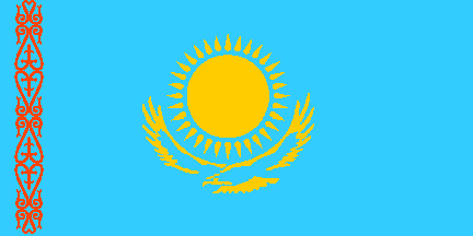 [Flag of Kazakhstan 1992 variant]