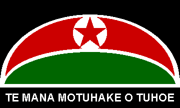 [Te Mana Motuhake o Tuhoe flag variation]