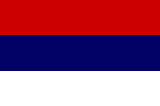 [Serbia Flag 1992-2004, Civil flag from 2004]