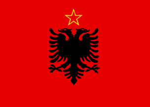 [Albania flag
                          1946-1992]