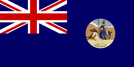[Barbados
                            colonial flag, 1870-1966]
