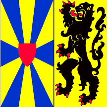 [Unofficial banner of arms of West Flanders
                      (Belgium)]