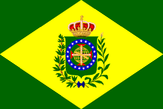 [First flag
                            of Brazilian Empire 1822]