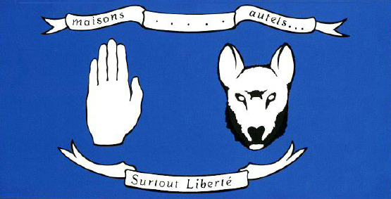 [Metis battle standard 1885
                            (Saskatchewan, Canada)]