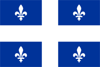 [flag of
                                  Quebec (Canada)]