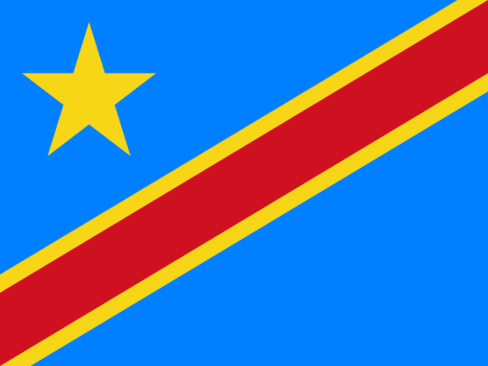 [Democratic Republic of
                          Congo flag]