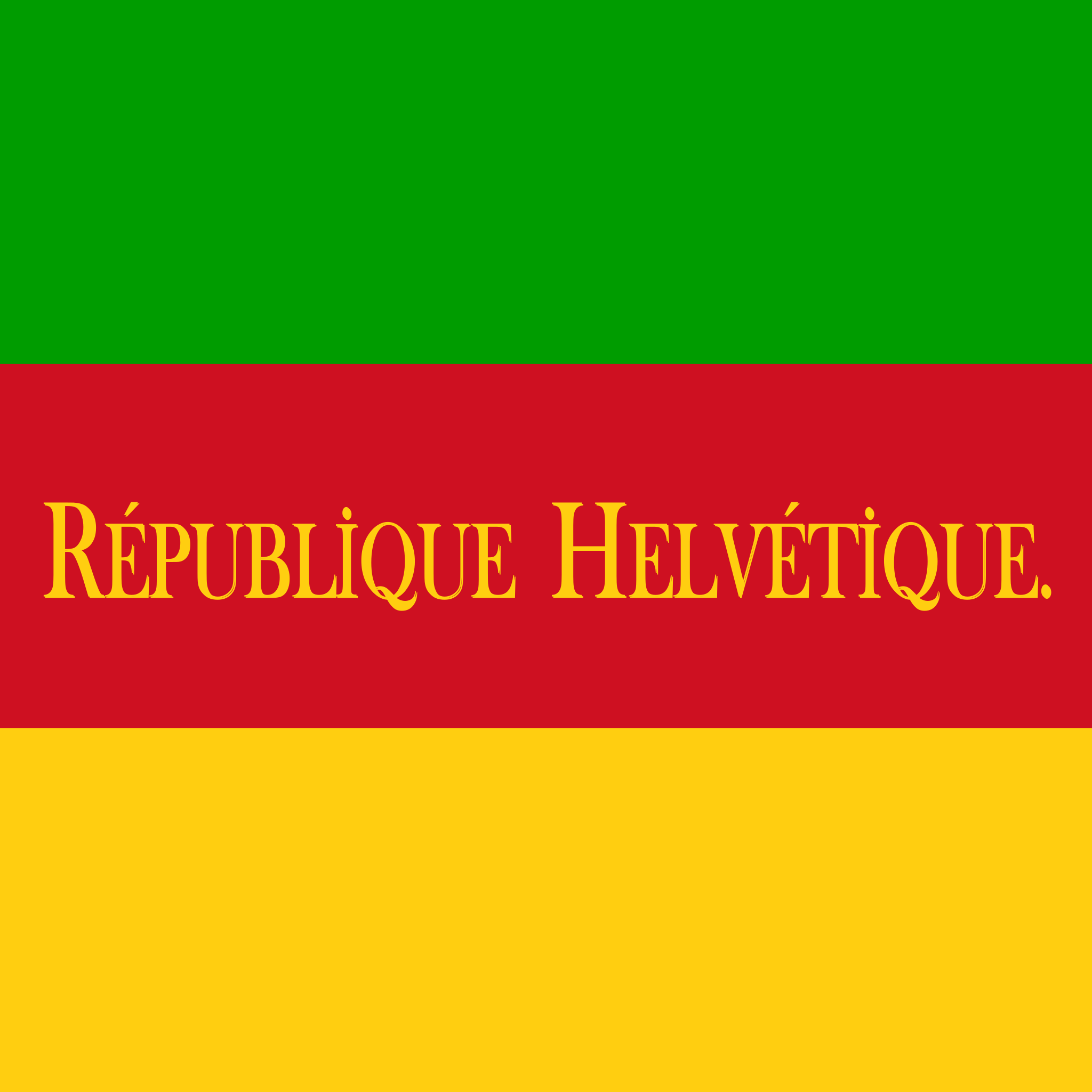 [Flag of Helvetic Republic
                                  1798-1803 (Switzerland)]