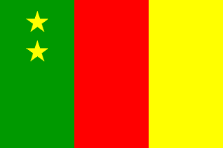 [Cameroon flag
                            1961-1975]