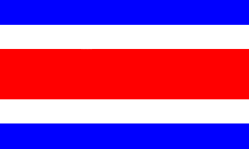 [Civil Flag
                                    of Costa Rica]