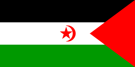 [Flag of
                                    Western Sahara (alternate)]