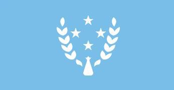 [Kosrae (Kusaie) state
                        flag (Micronesia)]