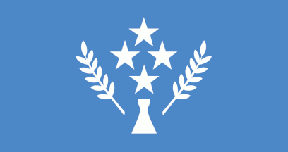[Kosrae (Kusaie)
                        state flag (Micronesia)]