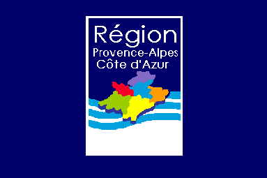 [Provence-Alpes-Cte d'Azur Former
                          Regional Council flag 1997-1999 (France)]