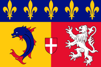 [Rhône-Alpes
                          region "Banner of arms" to 2015
                          (France)]