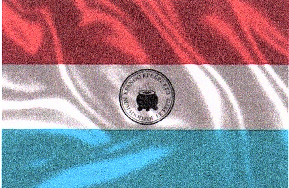 [Akpini royal flag
                  (Kpando, Ghana)]
