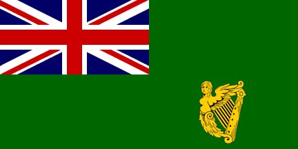 [Ireland
                                    Green Merchant Ensign in use, but
                                    unauthorized c.1834-1922]