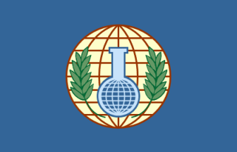 [Organisation for the
                Prohibition of Chemical Weapons (OPCW) flag]