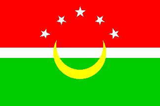 [former Arab
                            Maghreb Union flag]