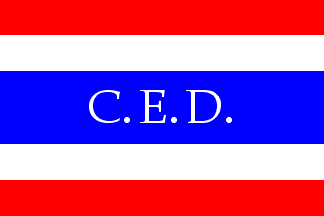[European
                          Commission of the Danube (CED) flag
                          1878-1948]