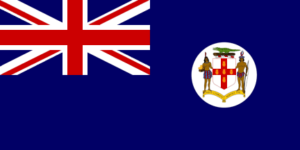 [Jamaica colonial flag,
                                    1906-1957]