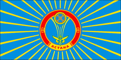 [Astana city flag,
                      2008-2019 (Kazakhstan)]