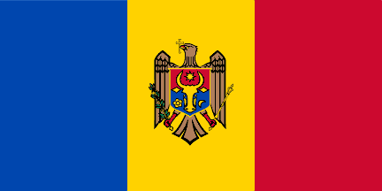 Multicolor 18x18 NATIONAL FLAG COAT OF ARMS OF MOLDOVA Moldova National Flag Coat of ARMS Throw Pillow 