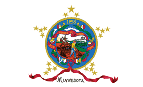 [State
                                  of Minnesota flag 1893-1957 (U.S.)]