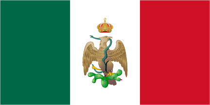 [Mexican (Second) Empire State
                                    Flag 1865-1867]