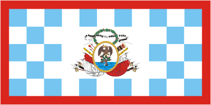 [Mexican America revolt flag 14
                                    Jul 1815 - 1821]