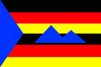 [Luak Gunung Pasir,
                  Rembau flag (Negeri Sembilan, Malaysia)]