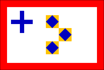 [reconstructed flag of
                      Maori King Tawhiao 1861-1894 (New Zealand)]