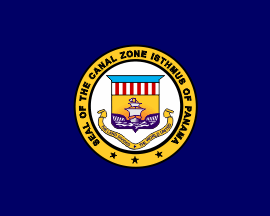 [Flag of the
                          Governor of Panama Canal Zone, 1915-1979]