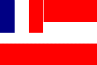 [Flag of
                            French protectorate Tahiti, c.1845-1880]