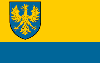 [Opolskie
                          voivodship flag, for officially-administrative
                          use (Poland)]
