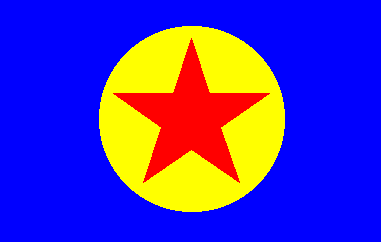 [Former Ngaraard State
                        Flag to 2004 (Palau)]