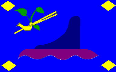 [Former Angaur State flag (Palau)]