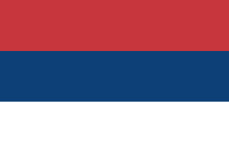 [Serbia
                                    Flag 1992-2004, Civil flag from
                                    2004]