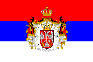 [Kingdom
                                    of Serbia State Flag, 1882-1918]