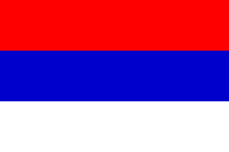 [Caucasus-Caspian Government Flag 1918
                            (same color arragement as Serbia)(Dagestan,
                            Russia)]