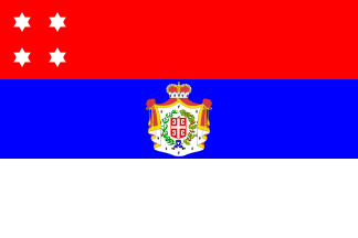 [Principality
                                  of Serbia State flag and ensign,
                                  1869-1882]