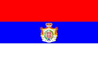 [Principality of Serbia State
                                    flag and ensign, 1878-1882]