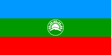 [Karachayevo-Cherkesskia Republic flag
                        (Russian Federation)]