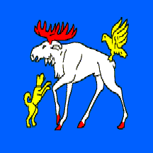 [Flag of Jamtland county,
                      1660-1935 (Sweden)]