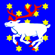[Flag of Västerbotten
                      county, 1560-1949 (Sweden)]