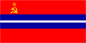 [Flag of Kirghiz
                            SSR 1952-1992]