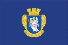 [Kyyiv (Kiev) city draft
                        flag 2009 (Ukraine)]